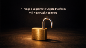 egitimate crypto platform — 7 things a real exchange will never ask you to do