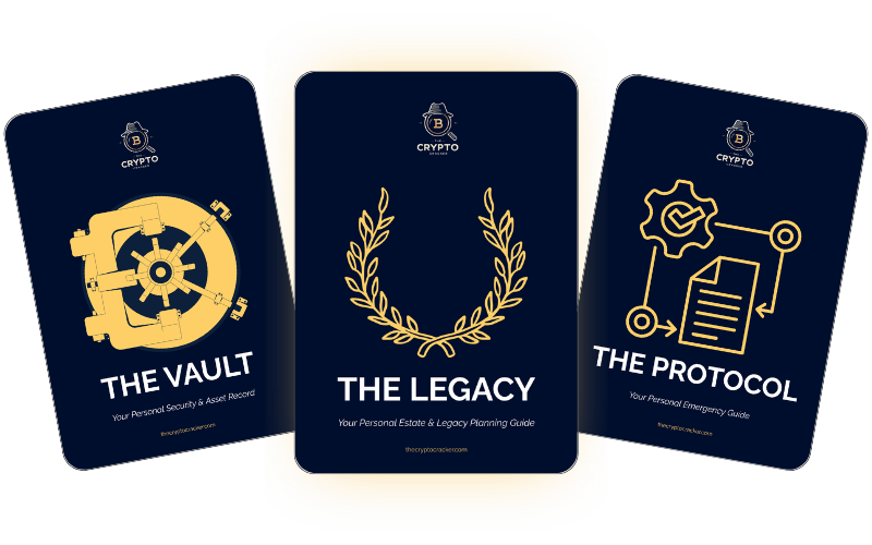 The Complete Vault System — The Vault, The Legacy and The Protocol crypto safety and legacy planning books